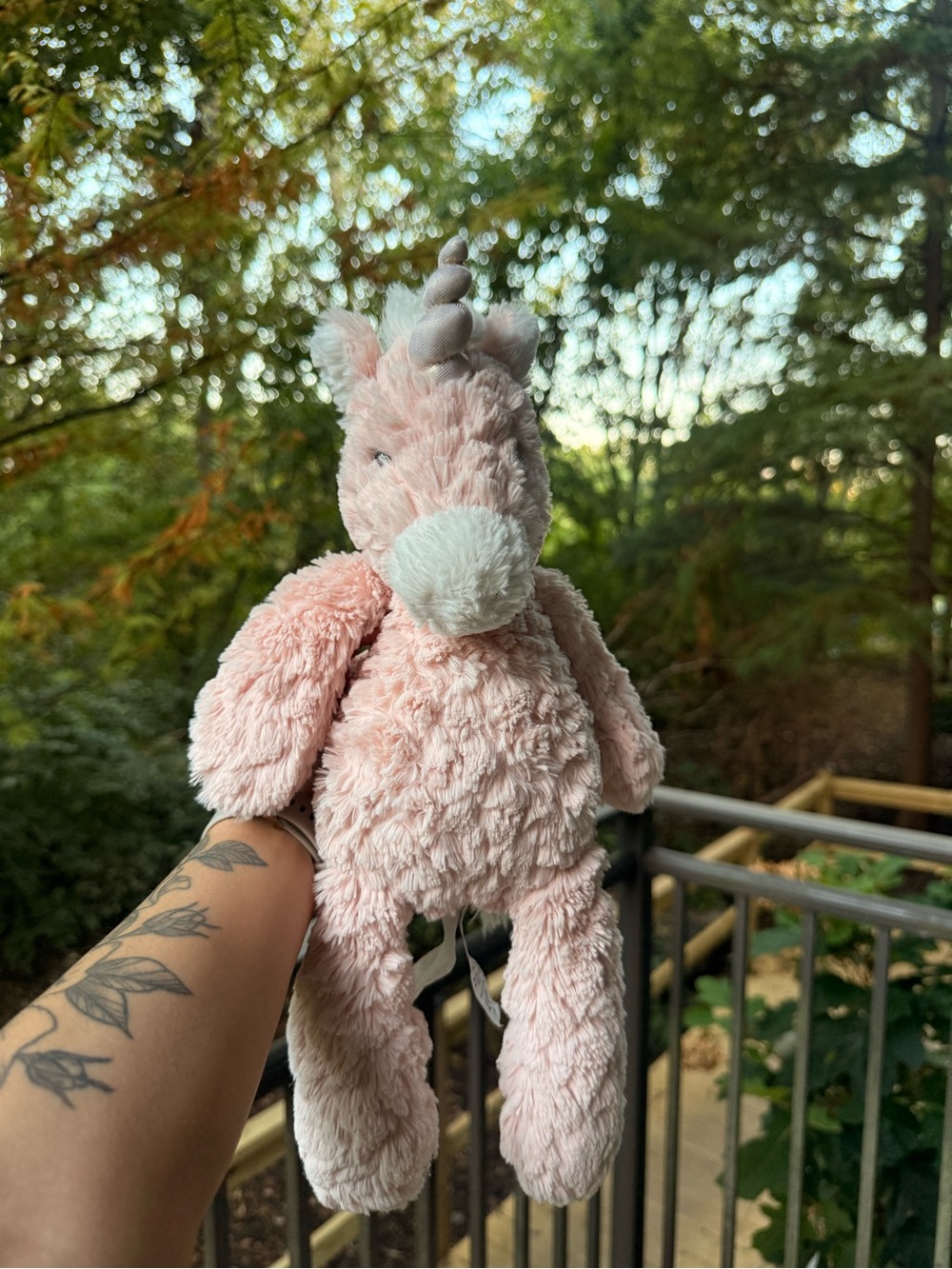 Mary Meyer Blush Putty Unicorn Pink Soft Plush